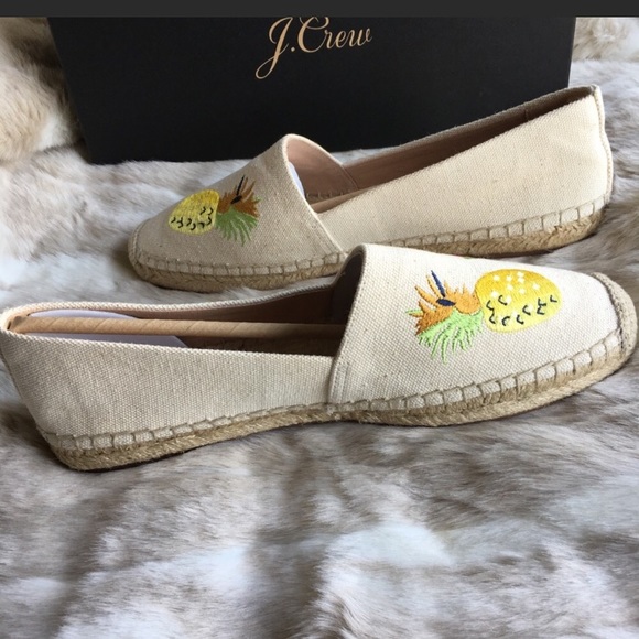 J. Crew Canvas espadrilles with embroidered fruits - Picture 5 of 7